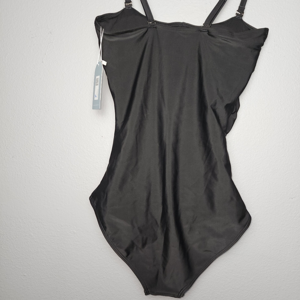 Smismivo black one piece swimsuit. Medium - Picture 6 of 12